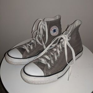 Women's Greay High Top Converse